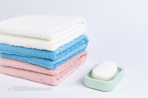 家居用品毛巾与肥皂